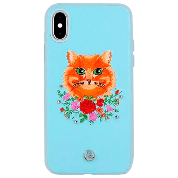 Husă pentru smartphone Apple iPhone X/ XS Luna Aristo/ Back/ Piele/ Red Blue photo 1 Husă pentru smartphone Apple iPhone X/ XS Luna Aristo/ Back/ Piele/ Red Blue photo 1