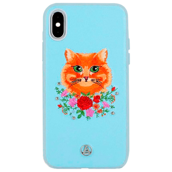 Husă pentru smartphone Apple iPhone X/ XS Luna Aristo/ Back/ Piele/ Red Blue photo 1 Husă pentru smartphone Apple iPhone X/ XS Luna Aristo/ Back/ Piele/ Red Blue photo 1