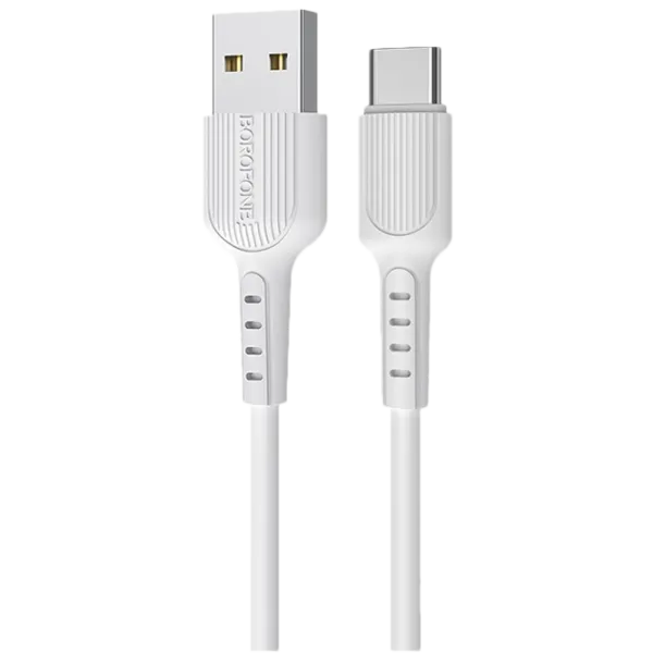 Кабель USB BX-16 Borofone USB Type-A + USB Type-C 1 м/ Белый photo 1
