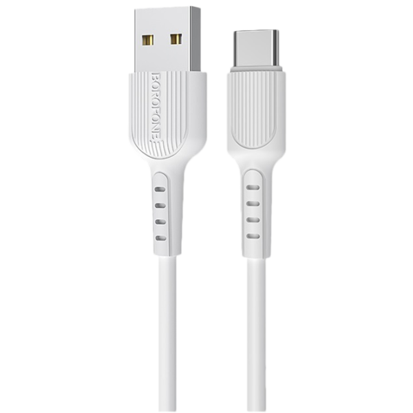 Кабель USB BX-16 Borofone USB Type-A + USB Type-C 1 м/ Белый photo 1