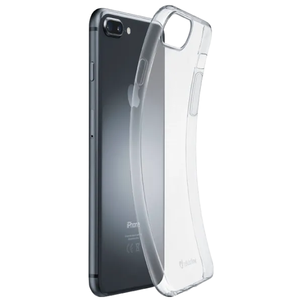 Husă pentru smartphone Apple iPhone 7/ 8 Plus Cellularline/ Back/ Silicon/ Transparent photo 1
