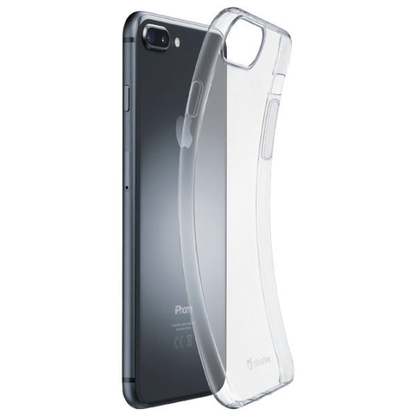 Husă pentru smartphone Apple iPhone 7/ 8 Plus Cellularline/ Back/ Silicon/ Transparent photo 1