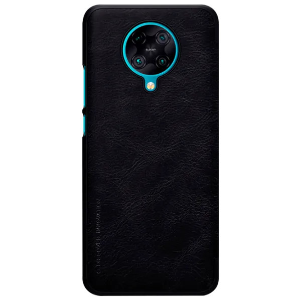 Husă pentru smartphone Poco F2 Pro Nillkin/ Flip Cover/ Leather/ TPU/ Black photo 1