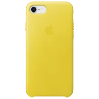 Husă pentru smartphone Apple iPhone 7/ 8 Apple/ Back/ Leather/ Yellow
