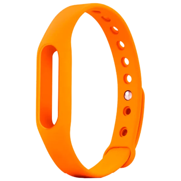 Curelușă Xiaomi MiBand 1/ 1S Mi93796 Silicon/ Orange photo 1