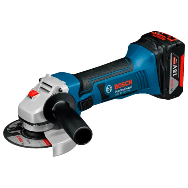 Polizor Bosch GWS 18-125 V-LI Unghiular / Blue photo 1
