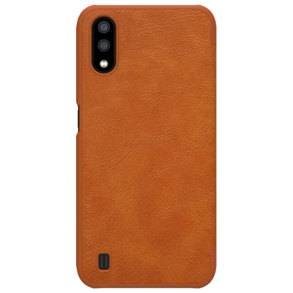 Husă pentru smartphone Samsung Galaxy A01 Nillkin/ Flip Cover/ Leather/ TPU/ Brown photo 1 Husă pentru smartphone Samsung Galaxy A01 Nillkin/ Flip Cover/ Leather/ TPU/ Brown photo 1