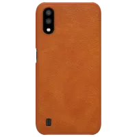 Husă pentru smartphone Samsung Galaxy A01 Nillkin/ Flip Cover/ Leather/ TPU/ Brown