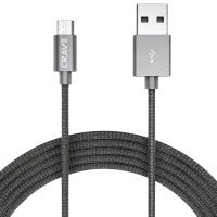Cablu pentru telefon CRVBAMG103 CRAVE USB Type-A + microUSB 1 m/ Gray
