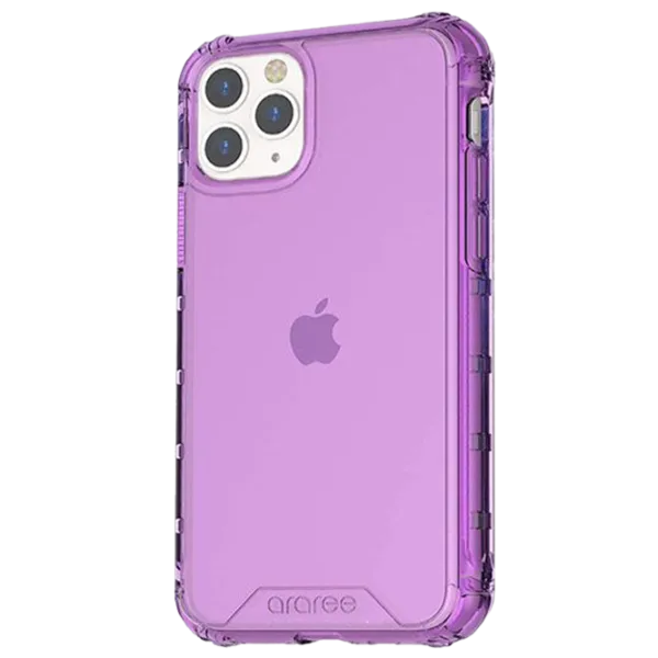 Чехол для смартфона Apple iPhone 11 Pro Araree/ Back/ TPU/ Прозрачный Пурпурный photo 1 Чехол для смартфона Apple iPhone 11 Pro Araree/ Back/ TPU/ Прозрачный Пурпурный photo 1