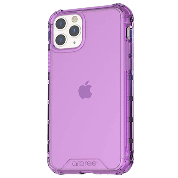 Чехол для смартфона Apple iPhone 11 Pro Araree/ Back/ TPU/ Прозрачный Пурпурный photo 1 Чехол для смартфона Apple iPhone 11 Pro Araree/ Back/ TPU/ Прозрачный Пурпурный photo 1