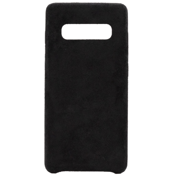 Чехол для смартфона Samsung Galaxy S10+ Helmet/ Back/ Alcantara/ Черный photo 1