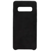 Husă pentru smartphone Samsung Galaxy S10+ Helmet/ Back/ Alcantara/ Black