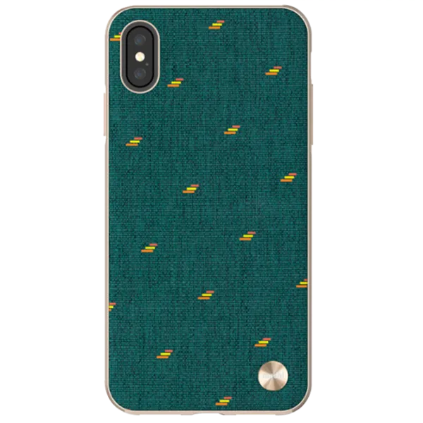 Husă pentru smartphone Apple iPhone XS Max VESTA/ Back/ Microfiber/ Green photo 1