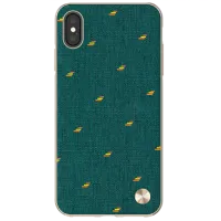 Чехол для смартфона Apple iPhone XS Max VESTA/ Back/ Microfiber/ Зелёный