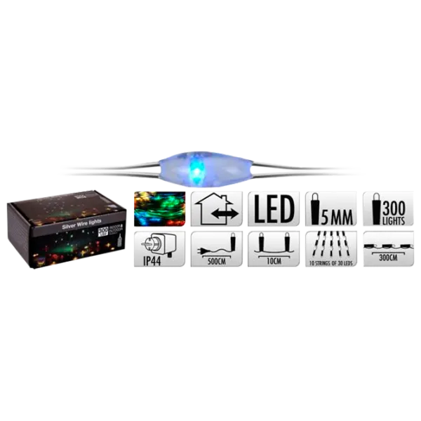 Гирлянды LED Christmas 03290 Водопад/ Разноцветные photo 1