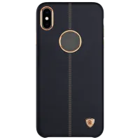 Husă pentru smartphone Apple iPhone XS Max Nillkin/ Back/ Leather/ TPU/ Black
