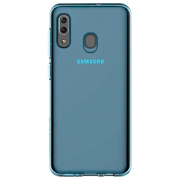 Чехол для смартфона Samsung Galaxy A30 Araree/ Back/ TPU/ Синий Прозрачный photo 1 Чехол для смартфона Samsung Galaxy A30 Araree/ Back/ TPU/ Синий Прозрачный photo 1