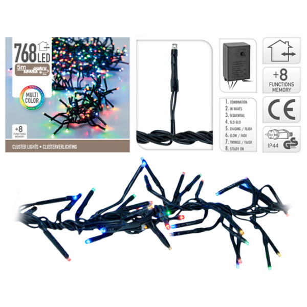 Гирлянды LED Christmas 38459 Нить/ Разноцветные photo 1 Гирлянды LED Christmas 38459 Нить/ Разноцветные photo 1