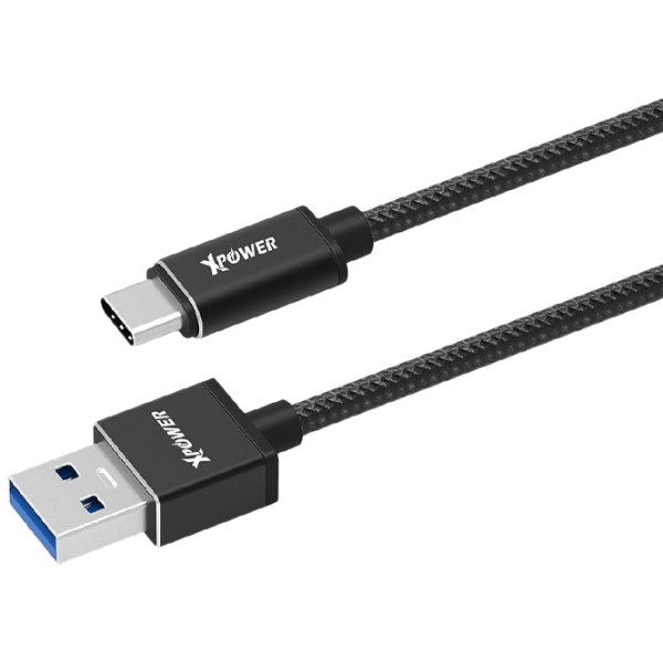 Кабель для телефона 55397 XPower USB Type-A + USB Type-C 1 м/ Черный photo 1