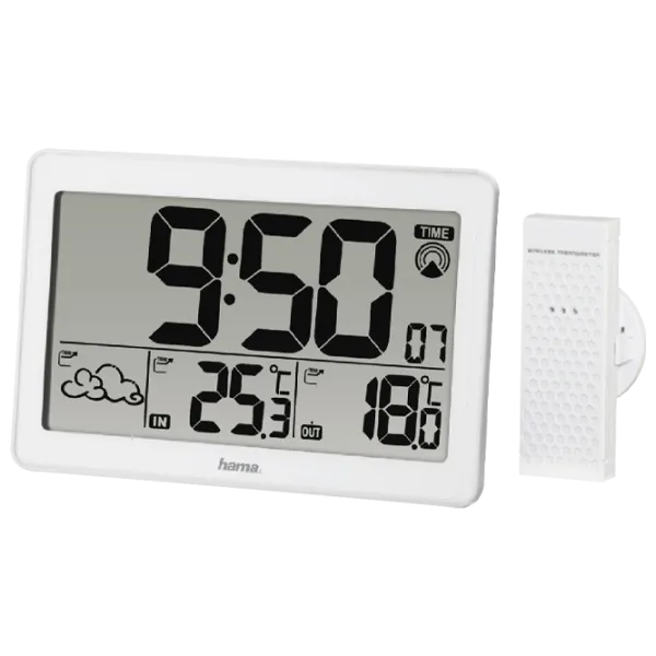 Stație meteorologică Hama JUMBO EWS-3300 White photo 1