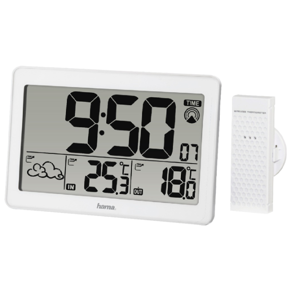 Stație meteorologică Hama JUMBO EWS-3300 White photo 1