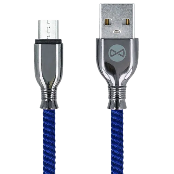 Кабель USB Tornado Forever USB + microUSB 1 м/ Синий photo 1