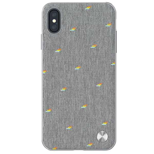 Husă pentru smartphone Apple iPhone XS Max Moshi/ Back/ Microfiber/ Gray photo 1 Husă pentru smartphone Apple iPhone XS Max Moshi/ Back/ Microfiber/ Gray photo 1