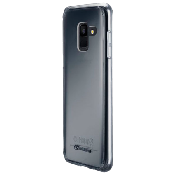 Husă pentru smartphone Samsung Galaxy A6 (2018) Cellularline/ Back/ Silicon/ Transparent photo 1
