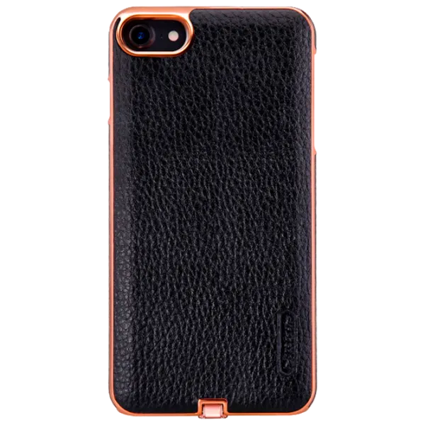 Husă pentru smartphone Apple iPhone 7/ 8 Nillkin/ Back/ Piele/ Gold Black photo 1