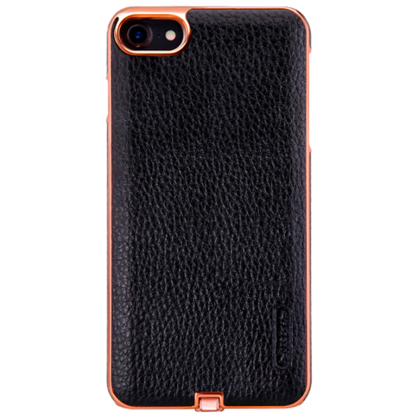 Husă pentru smartphone Apple iPhone 7/ 8 Nillkin/ Back/ Piele/ Gold Black photo 1
