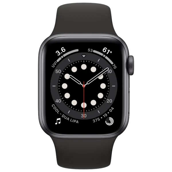 Ceas inteligent Apple Watch Series 6 1.78"/ M09H3/ Graphite Black photo 1