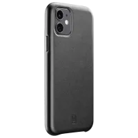 Husă pentru smartphone Apple iPhone 11 Cellularline/ Back/ Leather/ TPU/ Black