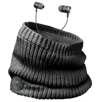 Наушники Cellularline Bluetooth Stereo Music Scarf Черный Беспроводные/ Персональный