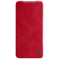 Husă pentru smartphone Xiaomi Redmi Note 9 Nillkin/ Flip Cover/ Leather/ TPU/ Red