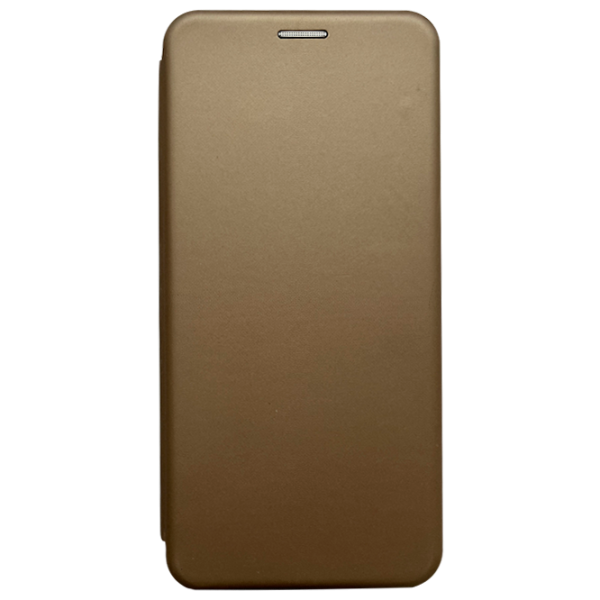 Husă pentru smartphone Samsung Galaxy A02s EVO/ Flip Cover/ Piele/ Gold photo 1