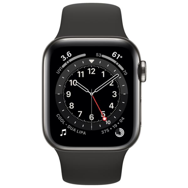 Ceas inteligent Apple Watch Series 6 1.57"/ M06X3/ Graphite Black photo 1