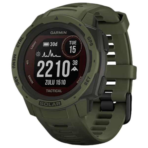 Умные часы Garmin Instinct Solar 0.9"/ 010-02293-04/ Moss photo 1