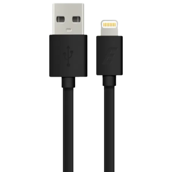 Кабель для телефона Flat XPower USB Type-A + Lightning 1 м/ Черный photo 1