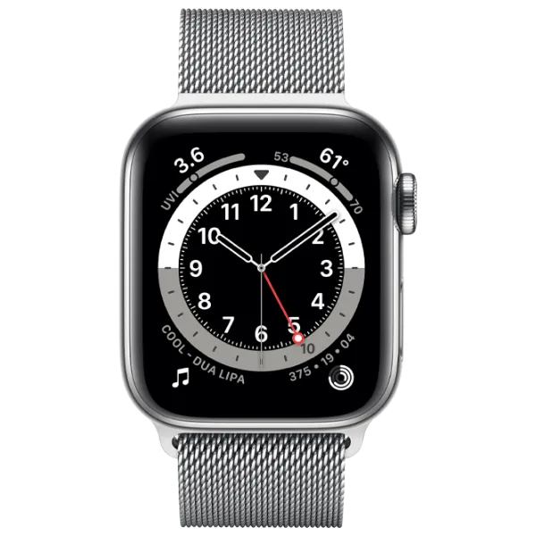Ceas inteligent Apple Watch Series 6 1.78"/ M09E3/ Milanese Loop Silver photo 1