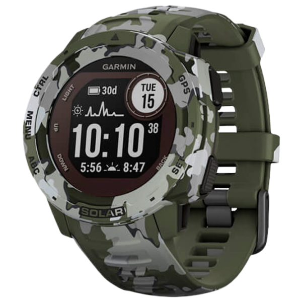 Умные часы Garmin Instinct Solar 0.9"/ 010-02293-06/ Лишайниковый камуфляж photo 1