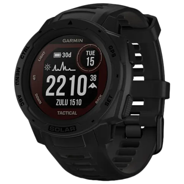 Умные часы Garmin Instinct Solar 0.9"/ 010-02293-03/ Черный photo 1