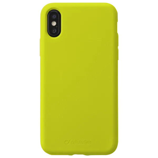 Чехол для смартфона Apple iPhone XS Max Cellularline/ Back/ TPU/ Lime Зелёный photo 1 Чехол для смартфона Apple iPhone XS Max Cellularline/ Back/ TPU/ Lime Зелёный photo 1