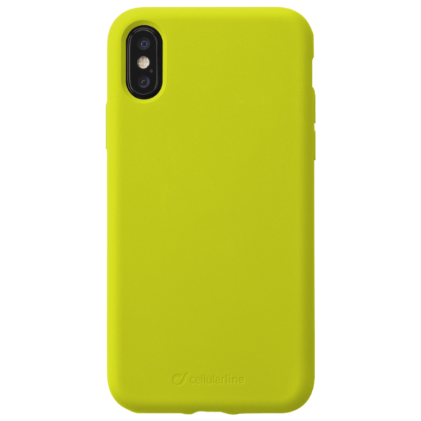 Чехол для смартфона Apple iPhone XS Max Cellularline/ Back/ TPU/ Lime Зелёный photo 1 Чехол для смартфона Apple iPhone XS Max Cellularline/ Back/ TPU/ Lime Зелёный photo 1