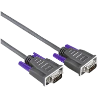 Cablu video Carrefour VGA + VGA 1.8 m/ Black