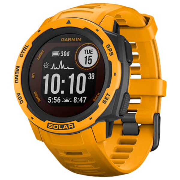Ceas inteligent Garmin Instinct Solar 0.9"/ 010-02293-09/ Sunburst photo 1