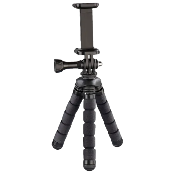 Trepied Hama Mini Flex 2 in 1 (00004609) Black photo 1