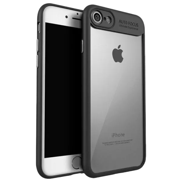 Чехол для смартфона Apple iPhone 7/ 8/ SE2 Usams/ Back/ TPU/ PC/ Прозрачный Черный photo 1