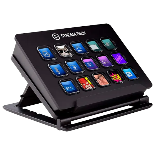 Controler pentru stream Elgato Live Content Creation 15 Keys Cu fir/ Black photo 1 Controler pentru stream Elgato Live Content Creation 15 Keys Cu fir/ Black photo 1