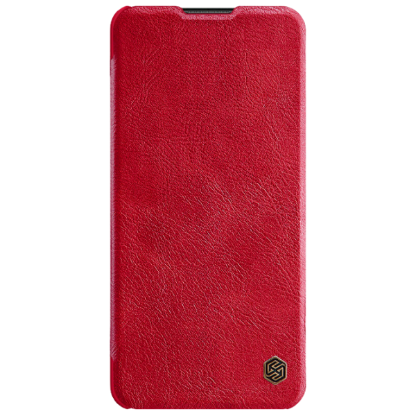 Husă pentru smartphone Samsung Galaxy A21 Nillkin/ Flip Cover/ Leather/ TPU/ Red photo 1
